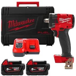 Гайковерт акумуляторний безщітковий 1/2'' MILWAUKEE, M18 FIW2P12-502X, 339Нм, з піном