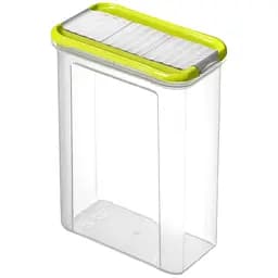 Контейнер для зберігання сипучих продуктів Rotho Domino 1,5 л біло-салатовий (17427)