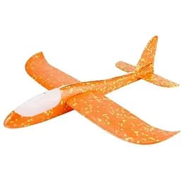 Самолет-планер UFT Touch Sky Plane Orange G2 со светящейся кабиной 48 см