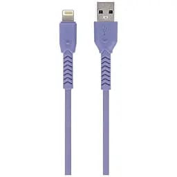 Кабель Maxlife MXUC-04 cable USB - Lightning 1.0m 3A Purple