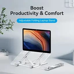 Підставка для ноутбука Laptop X-type Stand Silver Aluminum Alloy Vention - мініатюра 7