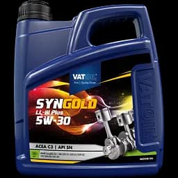 Моторное масло Vatoil SynGold LL-III Plus 5W30 4л (50021)