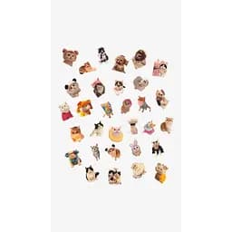 Набір наліпок 100 шт 1063 Різнокольоровий