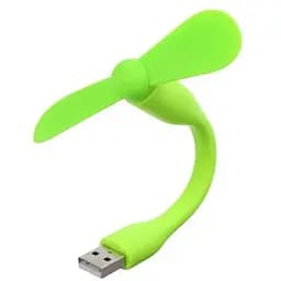Вентилятор мобильный USB зеленый