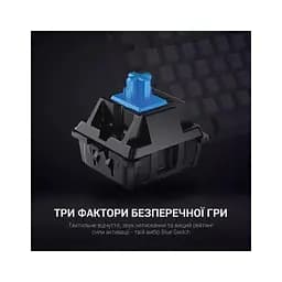 Клавіатура GamePro MK100B Blue Switch LED USB Black (MK100B) - мініатюра 5