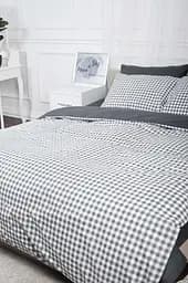 Комплект постільної білизни Moon&Star King Size 220x240 см наволочки 2х50х70 см Gray Square Ranforce Elite