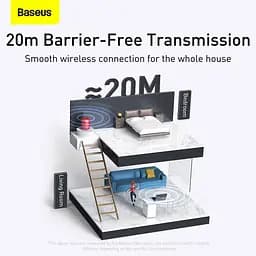 Bluetooth-адаптер Baseus Bluetooth Wireless Adapter BA04 Black (ZJBA000001) - мініатюра 9