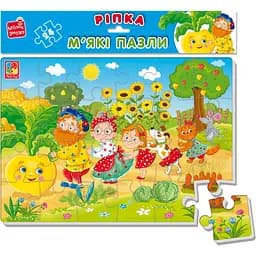 М'які пазли Vladi Toys Малюк зможе А4 Ріпка 24 елементів (VT1102-28)