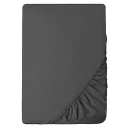 Простынь Ideia трикотажная на резинке 160х200х35 см (8-10984_т/серый)