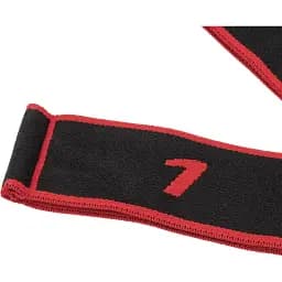 Резинка для фітнесу з петлями Gymtek Queenfit 86,5 х 4см чорно-червона - мініатюра 2