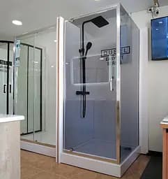 Душова кабіна Dusel A-516 90x90x190 тоноване, Хром, Універсальна, тонований, хром, 90x90 - мініатюра 6