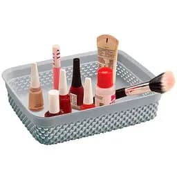 Кошик Ucsan Plastik Drop прямокутний А6 сiрий металiк 1.1 л (137007.2)