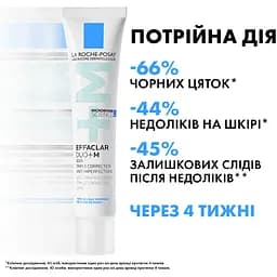 Коригувальний засіб комплексної дії La Roche-Posay Effaclar Duo+M для жирної та проблемної шкіри 40 мл - мініатюра 3