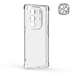 Прозрачный чехол для Infinix Note 50 Pro Plus 5G с защитой камеры и усиленными бортами, тонкий, силиконовый, бесцветный, ударопрочный, противоударный бампер с закрытой камерой, ArmorStandart (ARM85150) - мініатюра 2
