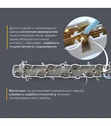 Подовжувач блоковий (PP) Electrum 3 розетки 3м із заземленням та вимикачем (C-ES-1538) - мініатюра 2