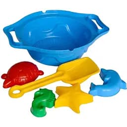 Детская игрушка Набор песочный К ТехноК 1431TXK в сетке Синий