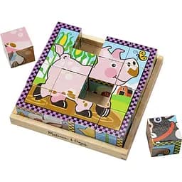 Кубики Melissa&Doug Ферма, 16 элементов (MD775)