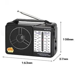 Радіоприймач GOLON RX607, AM/SW/FM радіо - мініатюра 2