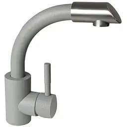 Смеситель для кухни Platinum 8303 sk серый металлик Серый