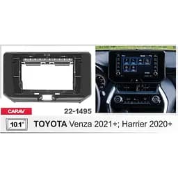 Перехідна рамка Toyota Venza, Harrier Carav 22-1495 - мініатюра 6