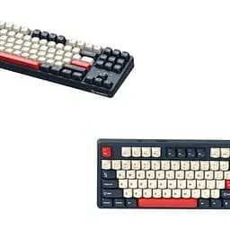 Клавіатура GamePro Asgard Ragnar Keychron Super Red Switch Wireless/Bluetooth/USB Blue бездротова (MK285BL) - мініатюра 3