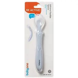 Ложечка силіконова BabyOno еластична сірий