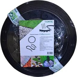 Садовый бордюр Универсальный черный 10 м (10705393)