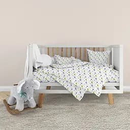 Комплект постельного белья детский Home Line Динозаврики бязь салатово-фиолетовый (183367)