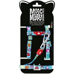Набір для котів Шлея-повідець Max & Molly Harness Little Monsters 1 розмір 