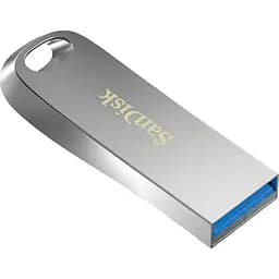 USB флеш-накопичувач SanDisk Ultra Luxe 256GB USB-A 3.1 Silver (SDCZ74-256G-G46) [94252] - мініатюра 3