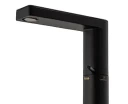 Змішувач для умивальника Rea Amar Lcd низький black REA-B2065, Чорний матовий - мініатюра 4