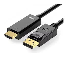 Адаптер-кабель для компьютера и монитора DP to HDMI Cable 1.8 м (4K HD)