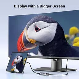 Перехідник USB-C to DisplayPort Ugreen CM654 Thunderbolt 4 8k 60hz Grey (15575) - мініатюра 5