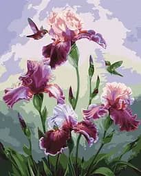 Набір для розпису по номерах. Букет "Пісня літа" 40х50см