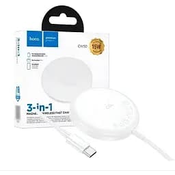 Бездротовий зарядний пристрій Hoco CW50 Fast 3 в 1 MagSafe 15W