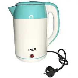 Електрочайник RAF R.7876 із нержавіючої сталі дисковий 2.5л 2000 Вт Бірюзовий