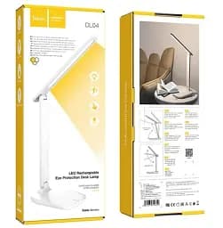 Лампа настільна акумуляторна Hосо DL04 Plus LED rechargeable eye protection table lamp 3 рівня - мініатюра 6