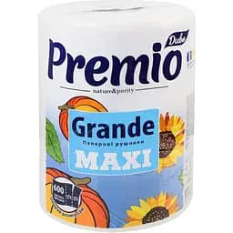 Паперові рушники Диво Premio Grande Maxi двошарові 1 рулон