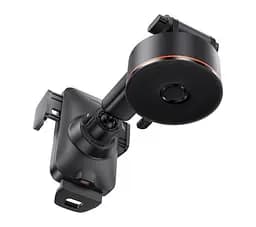 Автомобільний тримач холдер Baseus Wisdom Auto Alignment Car Mount Wireless Charge QI 15W CGZX000101 Black - мініатюра 6