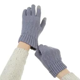Рукавички для сенсорних екранів з плетінням ArmorStandart Rope Blue (ARM59879) - мініатюра 5