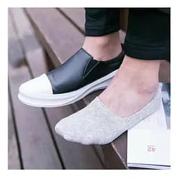 Набір 5 пар безшовних дихаючих слідів з силіконом ORGANIC cotton JILL ANTONY 42-43 men's арт. 31001_3 42-43, Різні кольори 2 - мініатюра 3