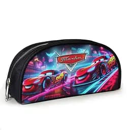 Пенал школьный с принтом Тачки Молния МакКуин 23х10х8 см детский для девочки, мальчика (3935)