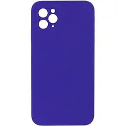Чохол Epik Silicone Case Square Full Camera Protective AA NOLOGO для Apple iPhone 11 Pro Max 6.5 Фіолетовий/Ultra Violet