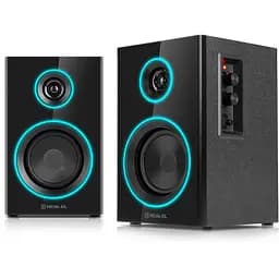 Комп'ютерні колонки 2.0 Real-El RS410 RGB Bluetooth Black 12 Вт - мініатюра 5