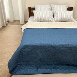 Покривало декоративне LeLit бежеве з бірюзовим 240х215 см (le2000000298054)