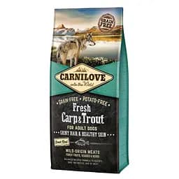 Сухий корм для дорослих собак всіх порід Carnilove Fresh Carp & Trout for Adult dogs з коропом і фореллю 12 кг