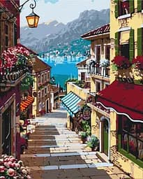 Картина по номерам на подрамнике Brushme Итальянская улочка