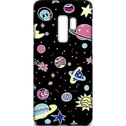 Чохол-накладка Toto Cartoon Soft Silicone TPU Case Samsung Galaxy S9+ Space Planets Black