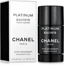 Парфумований дезодорант - стік 75 мл Chanel Egoiste Platinum - мініатюра 2