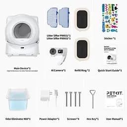 Смарт лоток PETKIT PUROBOT ULTRA with cam self-clean P9903 - мініатюра 4